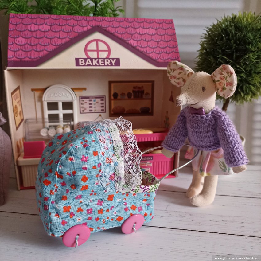 И снова мышки) — Текстильные игрушки и примитивы: кофейные (фото 2)