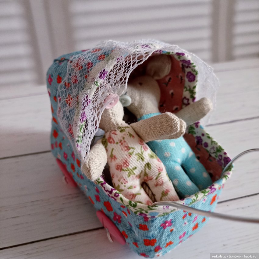 И снова мышки) — Текстильные игрушки и примитивы: кофейные