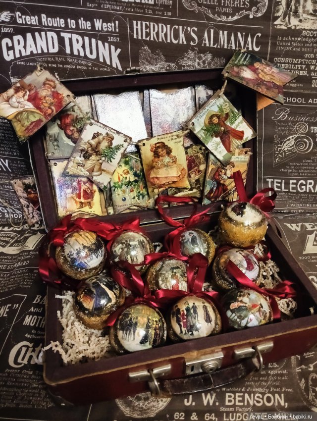 Мастерю новогодние игрушки или не хочу демисезонную зиму. часть 2