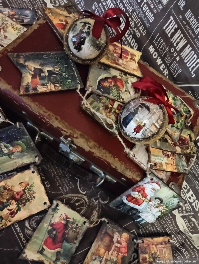 Мастерю новогодние игрушки или не хочу демисезонную зиму. часть 2