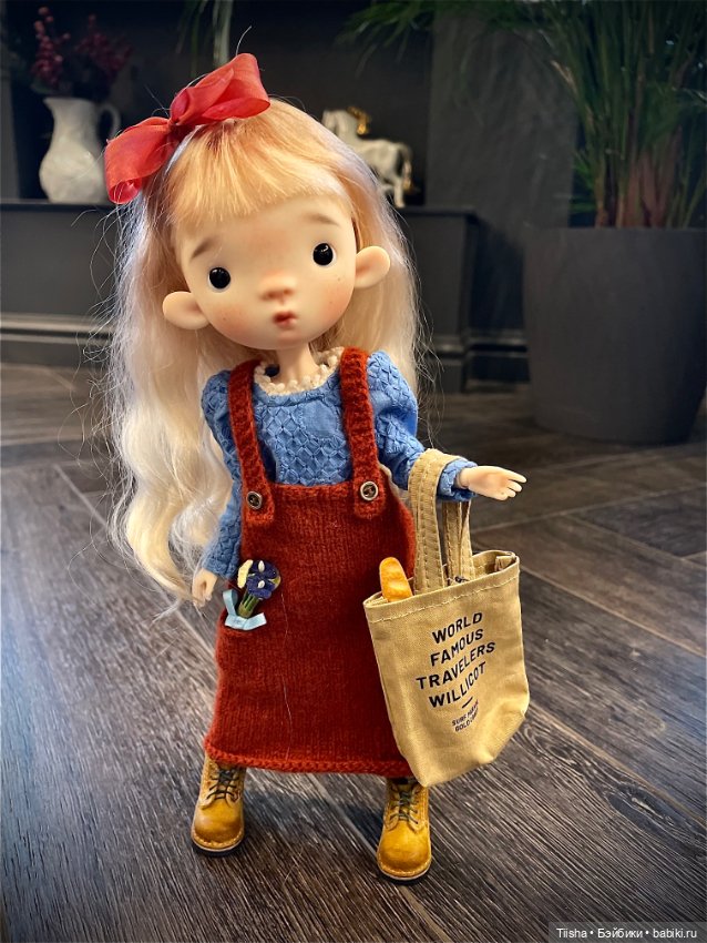 Новый сарафан ( Eggy doll Fanfan и Птичка от itswafflecon) (фото 3)