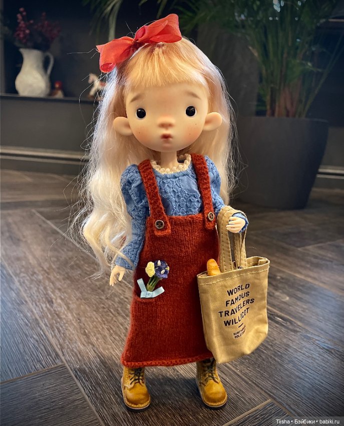 Новый сарафан ( Eggy doll Fanfan и Птичка от itswafflecon) (фото 7)