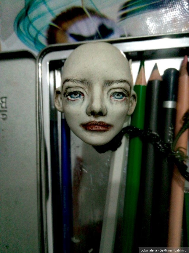 Смотрит и молчит — Авторские шарнирные куклы своими руками: лепка