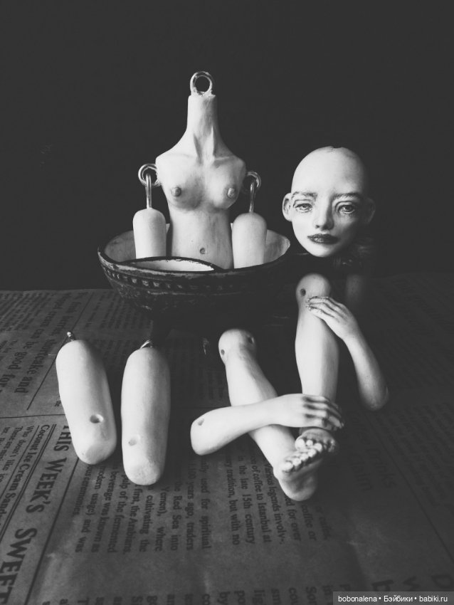 Смотрит и молчит — Авторские шарнирные куклы своими руками: лепка (фото 2)