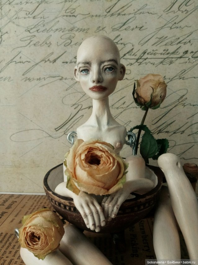 Смотрит и молчит — Авторские шарнирные куклы своими руками: лепка (фото 6)