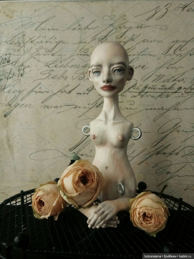 Смотрит и молчит — Авторские шарнирные куклы своими руками: лепка (фото 9)