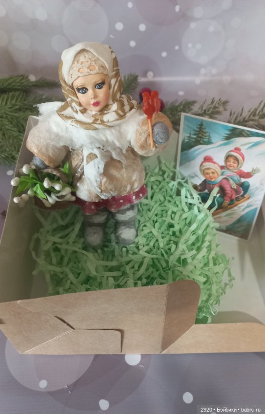 Ватная игрушка ручной работы из вашего детства