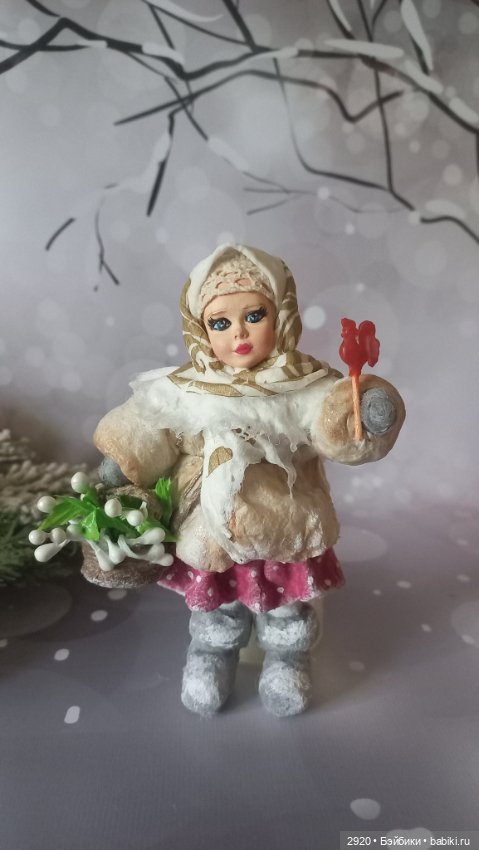 Ватная игрушка ручной работы из вашего детства
