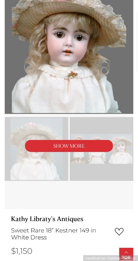 «В мире нет куклы с такими чертами, завитками и симметричными линиями, как у кукол Kestner», — 1921 года в газета *Omaha Daily Bee* (фото 7)