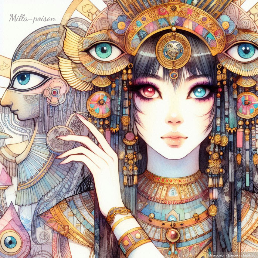 Мистические девушки — Рисование и арт: скетчи (фото 8)