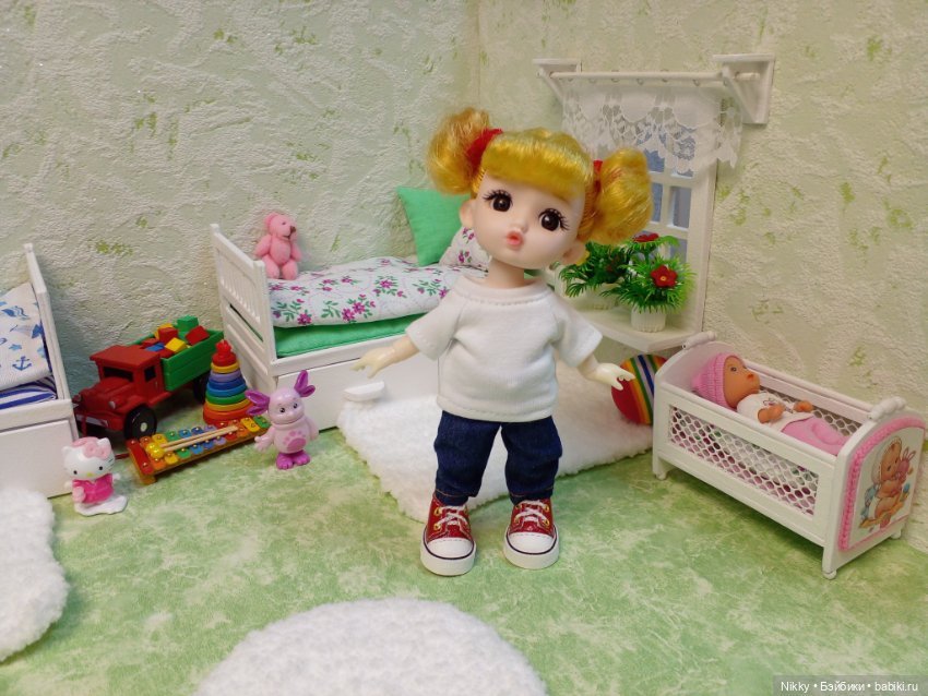 Одежда и обувь на кукол баболи 16 см (фото 9)