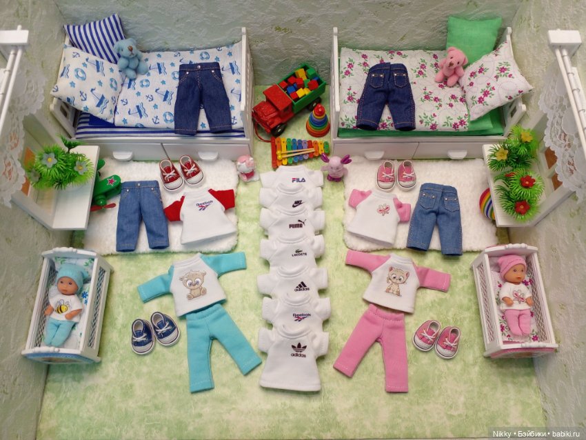 Одежда и обувь на кукол баболи 16 см