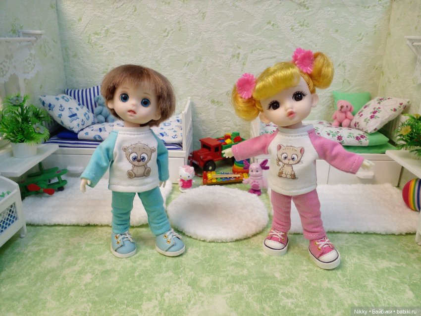 Одежда и обувь на кукол баболи 16 см (фото 2)
