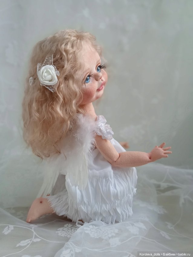 Ангел февраля — Авторские текстильные куклы: Вальдорфские (фото 7)