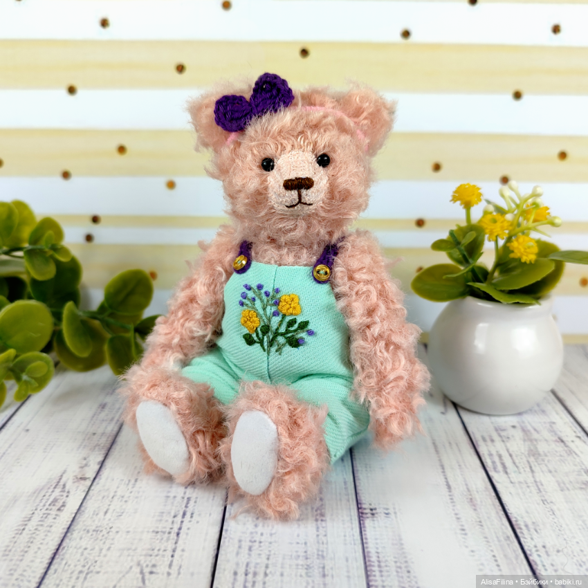 Мишка Тедди Аврора — Авторские мишки Тедди и друзья: фото (фото 5)