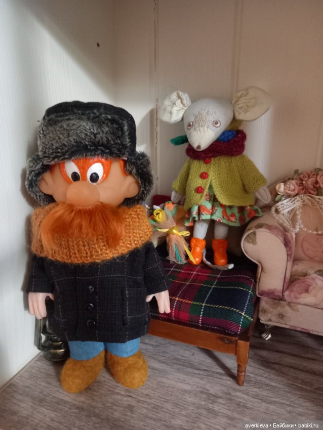 Подарочек)))) — Текстильные игрушки и примитивы: кофейные