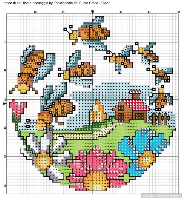 Весна идет, весне дорогу — Схемы вышивки крестом: фото узоров (фото 3)