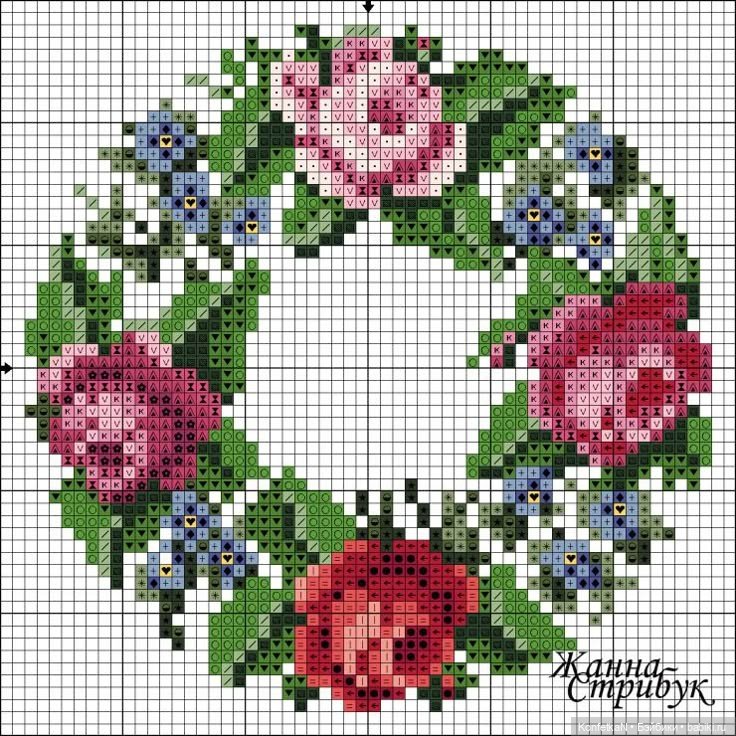 Весна идет, весне дорогу — Схемы вышивки крестом: фото узоров