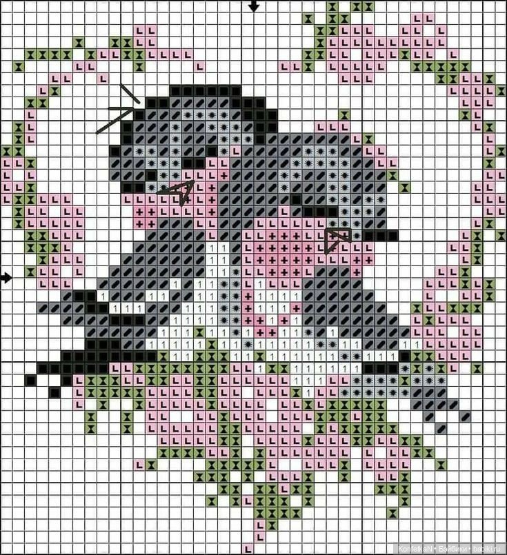 Весна идет, весне дорогу — Схемы вышивки крестом: фото узоров (фото 2)