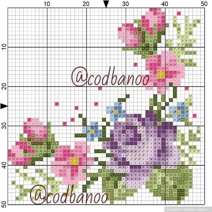 Весна идет, весне дорогу — Схемы вышивки крестом: фото узоров