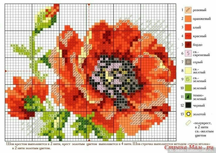 Весна идет, весне дорогу — Схемы вышивки крестом: фото узоров