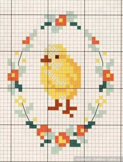 Весна идет, весне дорогу — Схемы вышивки крестом: фото узоров