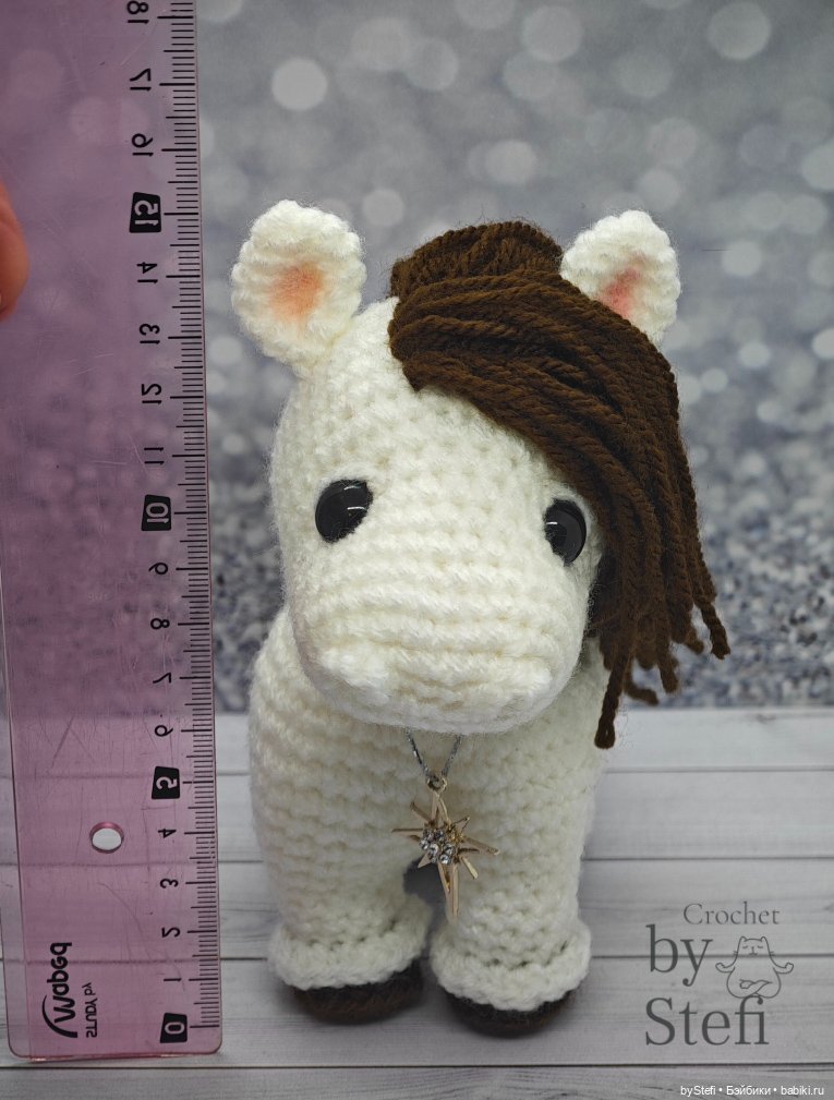 Лошадка Звёздочка — Вязаные игрушки и амигуруми: крючком