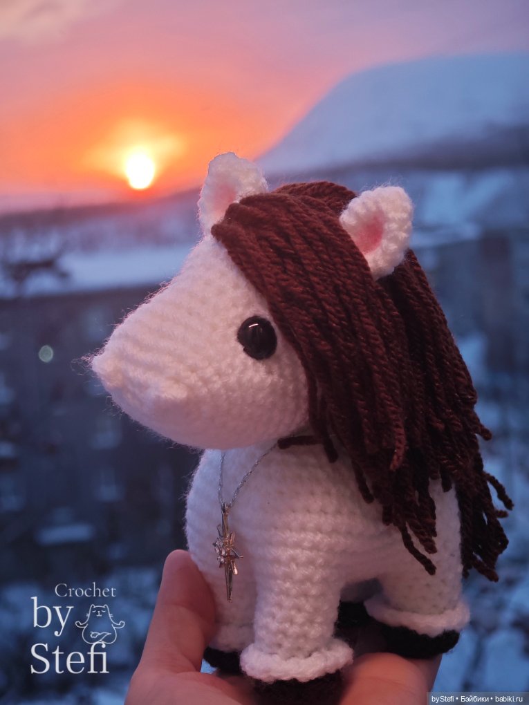 Лошадка Звёздочка — Вязаные игрушки и амигуруми: крючком