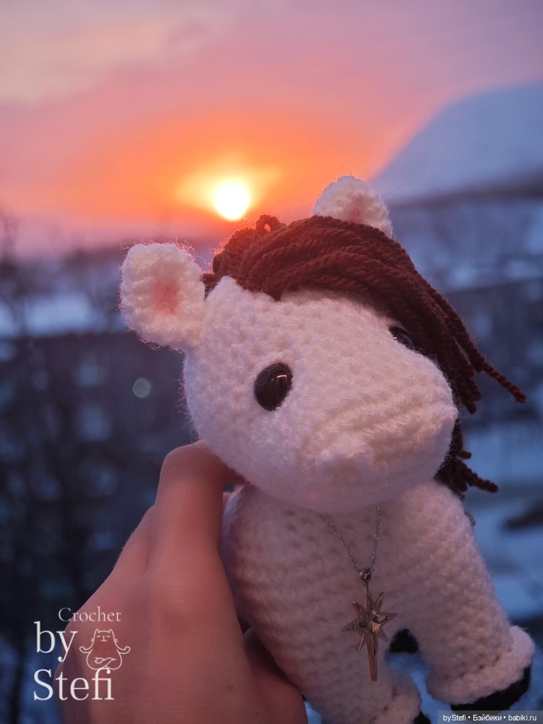 Лошадка Звёздочка — Вязаные игрушки и амигуруми: крючком
