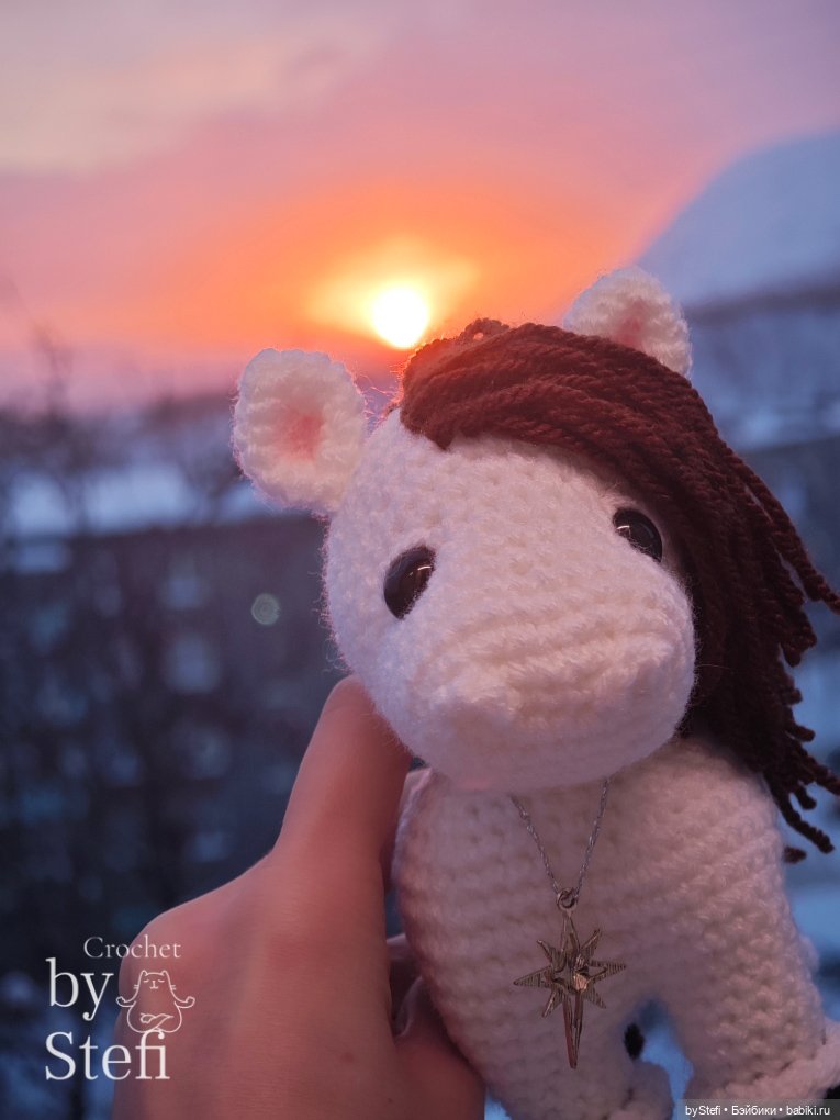 Лошадка Звёздочка — Вязаные игрушки и амигуруми: крючком