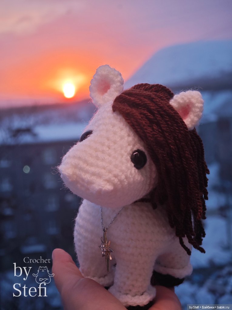 Лошадка Звёздочка — Вязаные игрушки и амигуруми: крючком