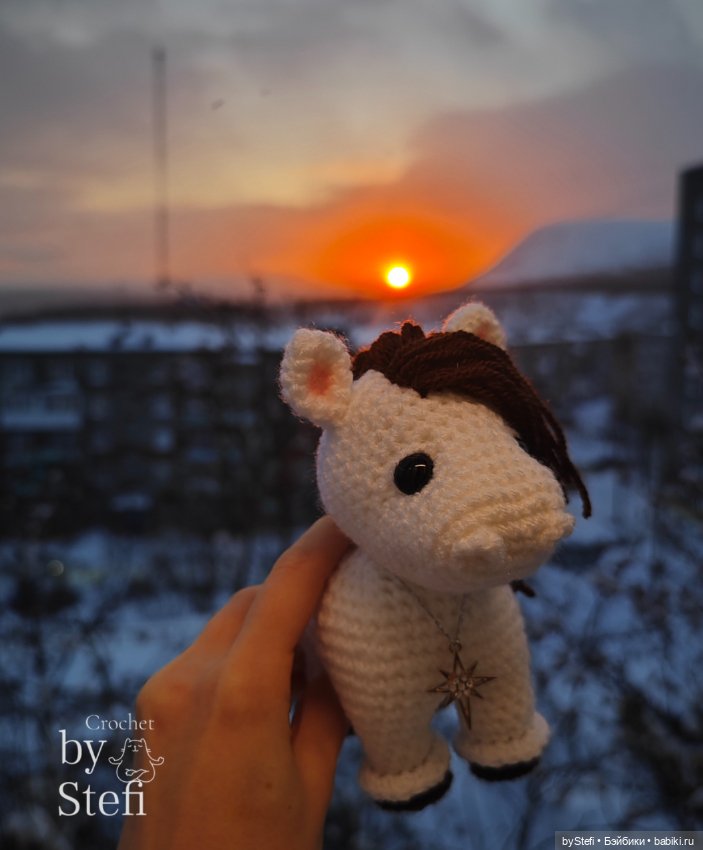 Лошадка Звёздочка — Вязаные игрушки и амигуруми: крючком