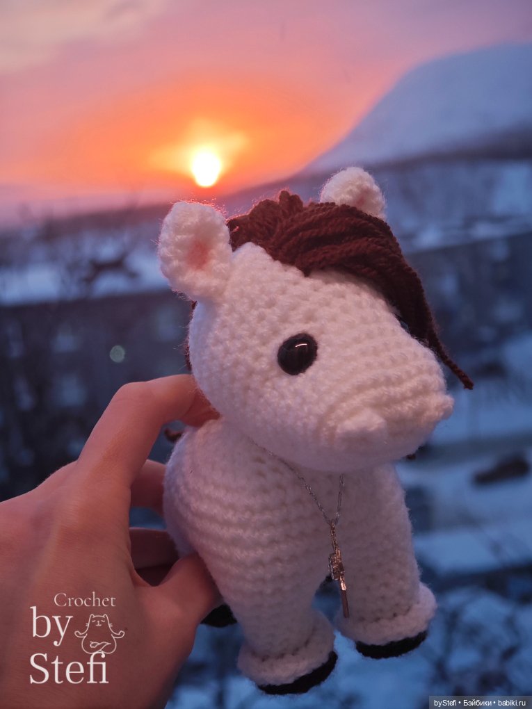 Лошадка Звёздочка — Вязаные игрушки и амигуруми: крючком