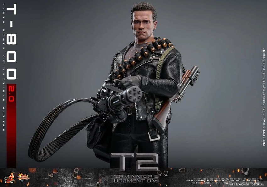 Hot Toys - фигурка Терминатора T-800 (фото 4)