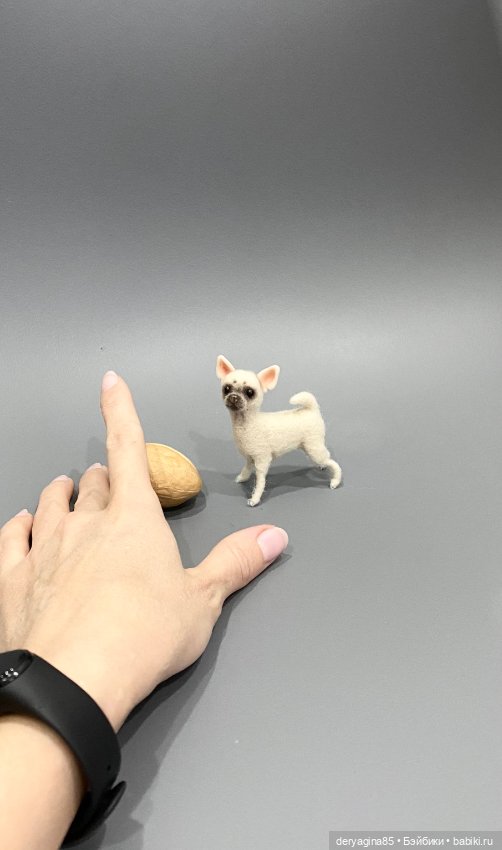 Чихуахуа — Валяные игрушки из шерсти: сухое валяние (фото 2)