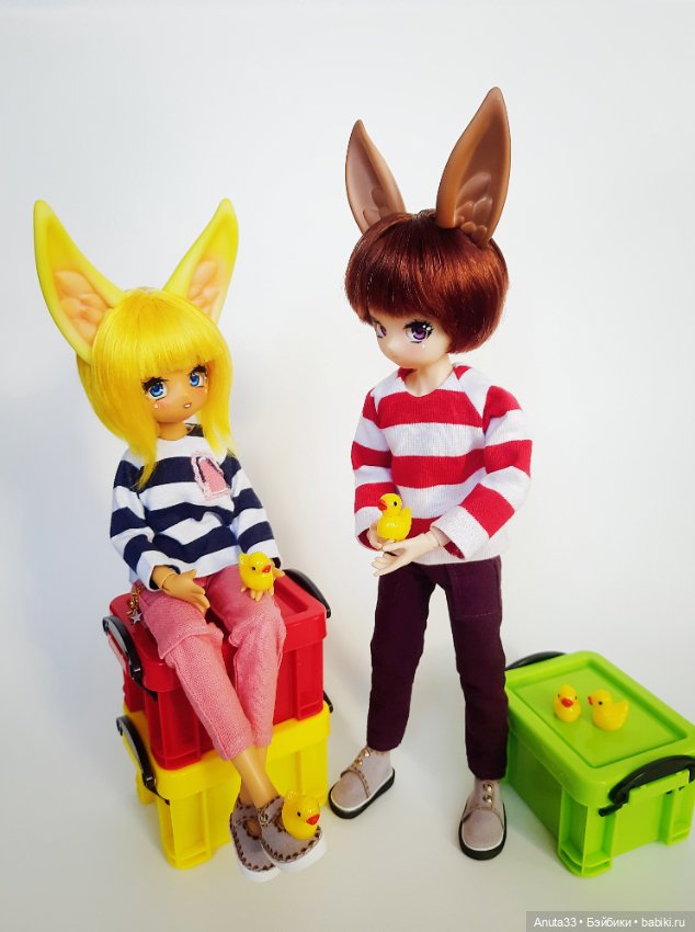 Лиса, заяц и уточки — Куклы и тела UFdoll (ЮФдолл): Blind Box