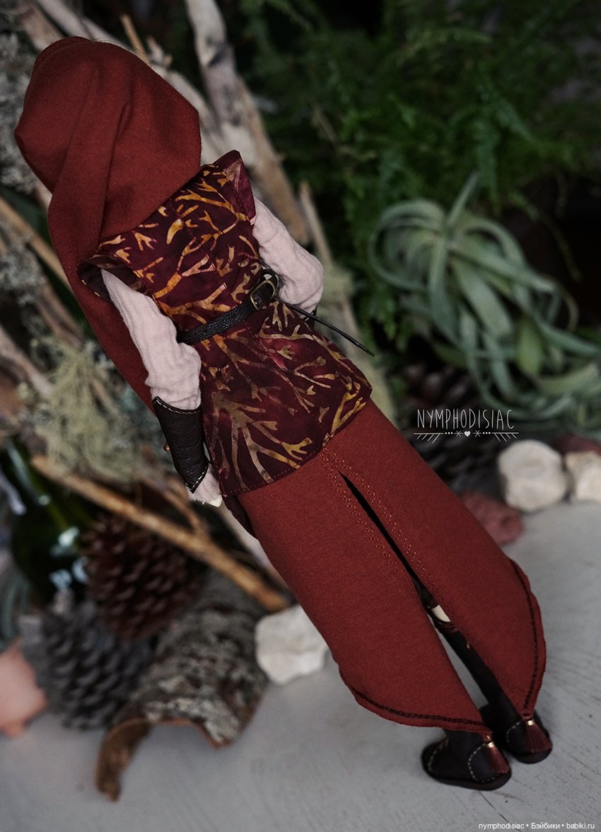 Наряд пламенного эльфа — Одежда и обувь для кукол своими руками: фото (фото 10)