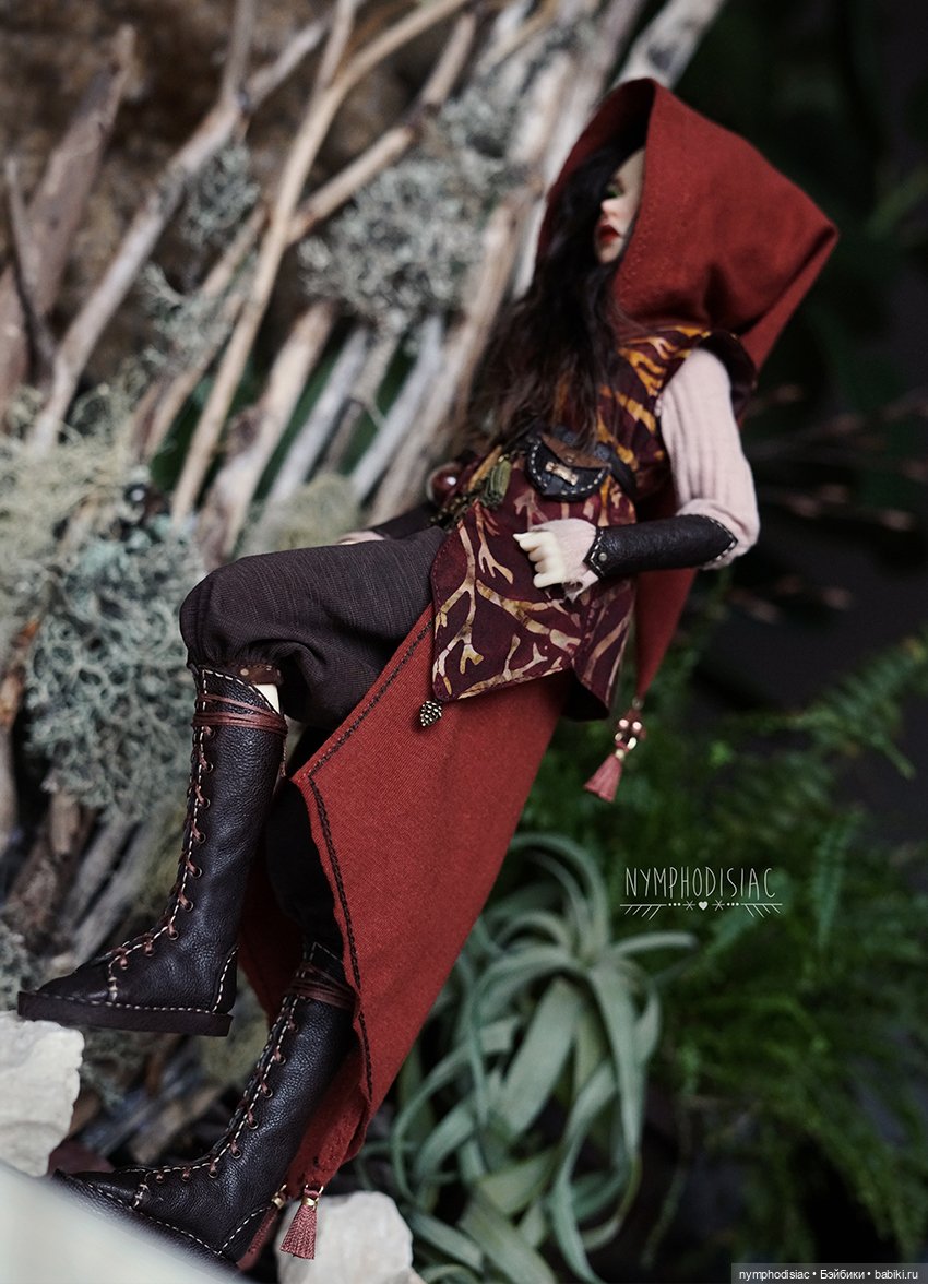 Наряд пламенного эльфа — Одежда и обувь для кукол своими руками: фото (фото 9)