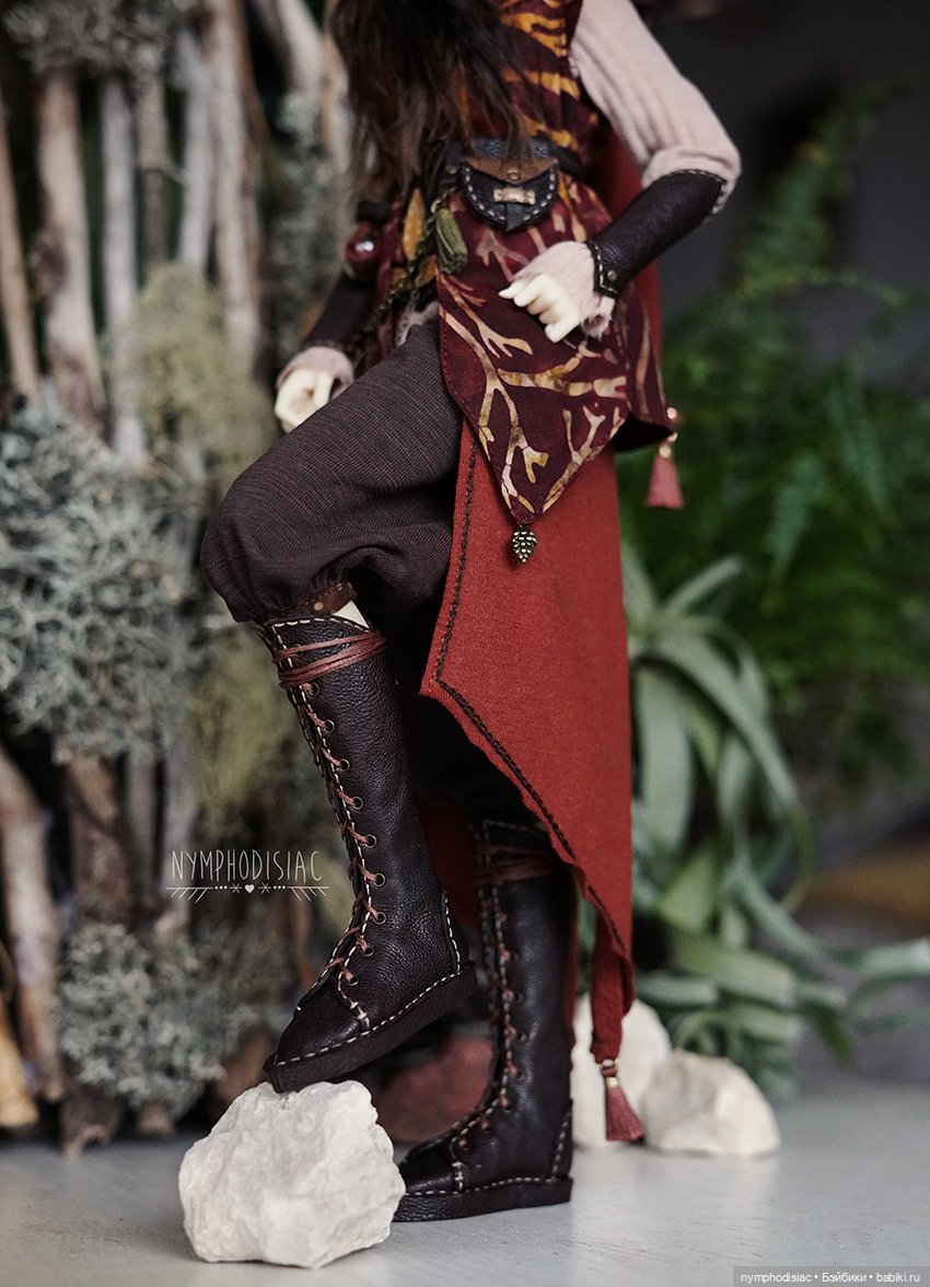 Наряд пламенного эльфа — Одежда и обувь для кукол своими руками: фото (фото 6)