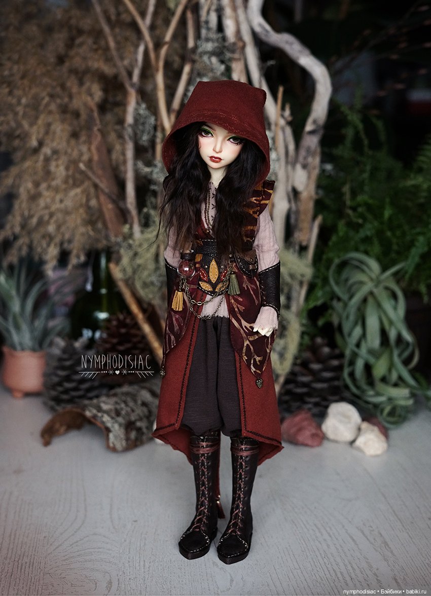 Наряд пламенного эльфа — Одежда и обувь для кукол своими руками: фото