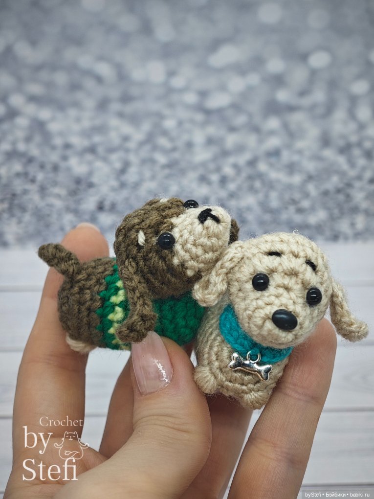 Пёсели — Вязаные игрушки и амигуруми: крючком