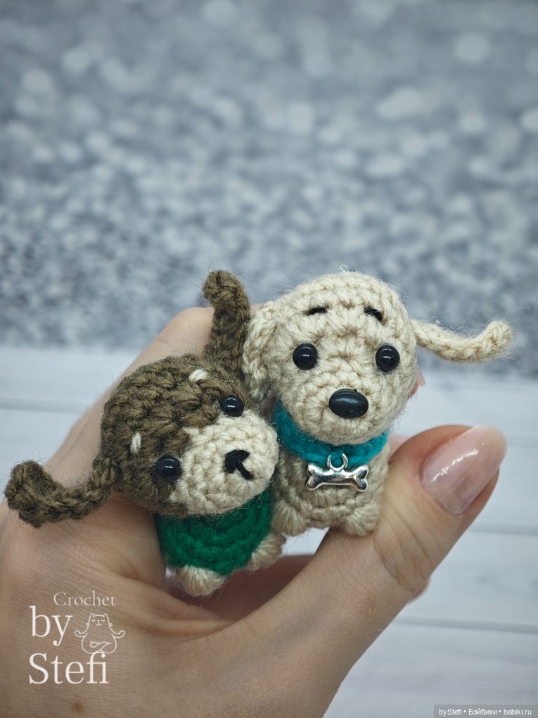 Пёсели — Вязаные игрушки и амигуруми: крючком