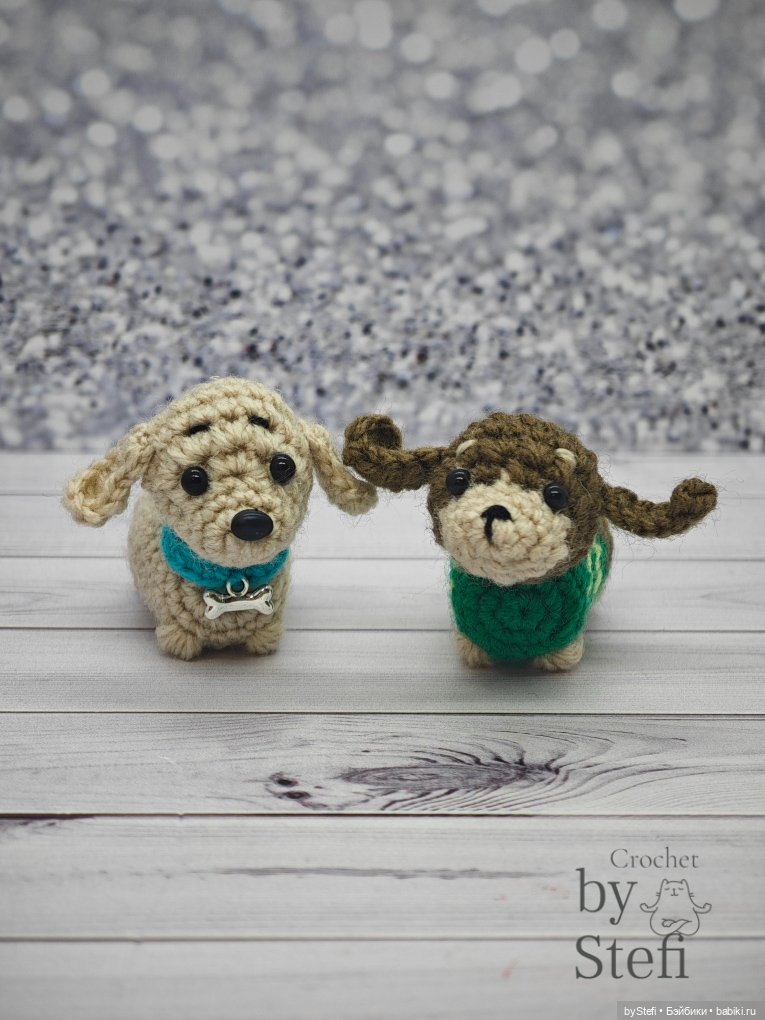 Пёсели — Вязаные игрушки и амигуруми: крючком