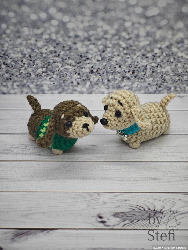 Пёсели — Вязаные игрушки и амигуруми: крючком