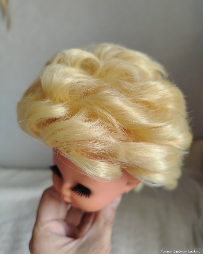 Кукла Гдр🙂 — Перепрошивка волос и восстановление париков: МК (фото 3)
