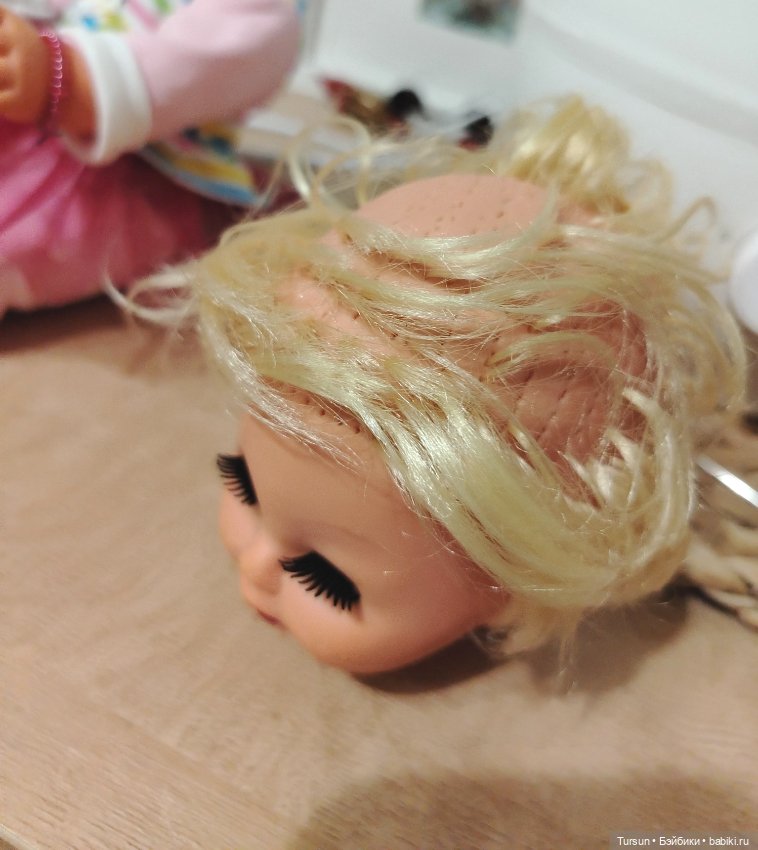 Кукла Гдр🙂 — Перепрошивка волос и восстановление париков: МК