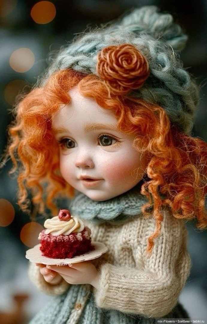 Очаровательные Рыжики: источник вдохновения для вязания **))