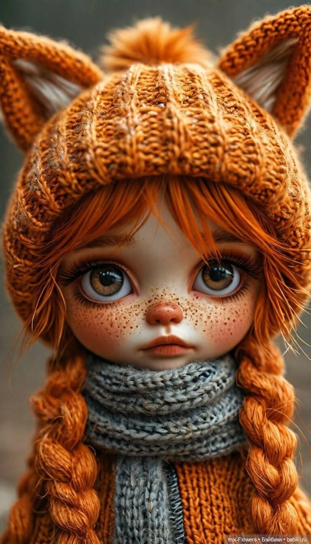 Очаровательные Рыжики: источник вдохновения для вязания **))