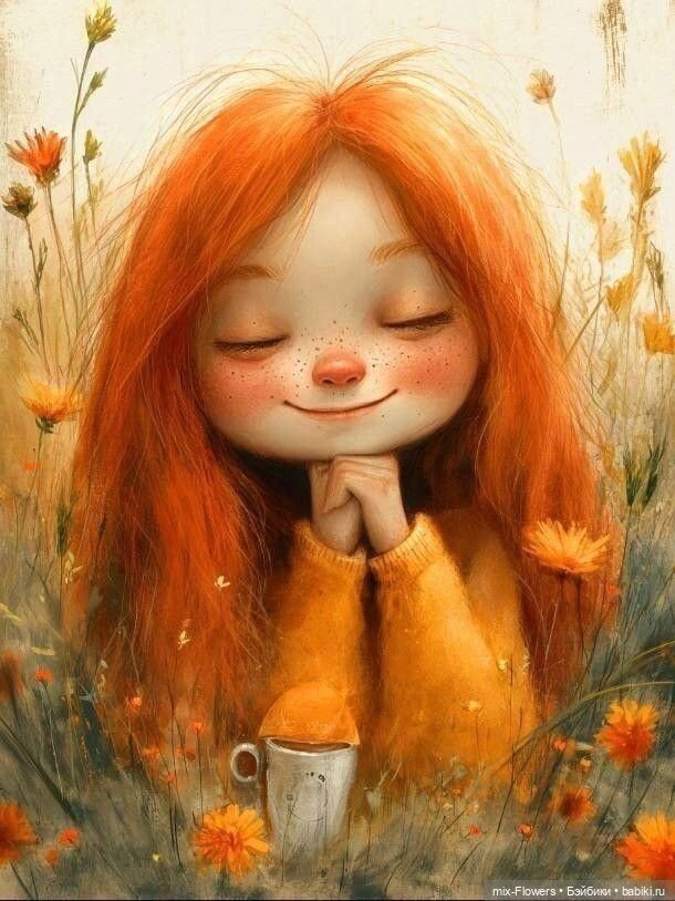 Очаровательные Рыжики: источник вдохновения для вязания **))