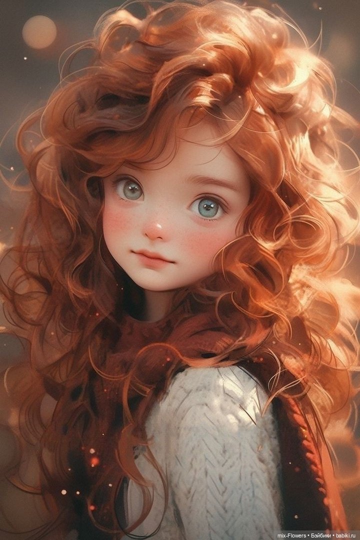 Очаровательные Рыжики: источник вдохновения для вязания **))